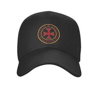 SJXIZEH Gorra de béisbol para Hombre Knights Templar Cross Gorra de béisbol Cruzadas para Adultos Gorra Ajustable para papá para Hombres Mujeres Gorras Deportivas Snapback Regalo