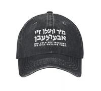 SJXIZEH Gorra de Hombre,Gorra de béisbol Mir Veln Zey Iberlebn (Los sobreviviremos) Gorra de béisbol Divertida Gorra de Sol Gorra de Navidad Moda Playa Lujo para Hombres y Mujeres