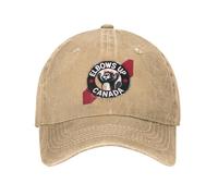 SJXIZEH para Mujer, algodón puroElbows Up Canada Washed Baseball Cap 2025 Gorra de Camionero Retro Sun Ajustada con Regalo Orgulloso Canadiense Spring Gorras de béisbol Femeninas y Masculinas