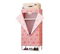 SJZHUYUE Armario Plegable de Acero, de Tela Oxford, fácil de Montar, Ahorra Espacio en el Dormitorio (A, 75 cm)