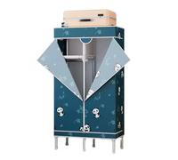 SJZHUYUE Armario Plegable de Acero, de Tela Oxford, fácil de Montar, Ahorra Espacio en el Dormitorio (C, 85 cm)