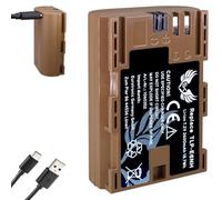 SK - Batería compatible con Canon LP-E6NH < 2600 mAh > LP-E6P LP-E6N LP-E6 < con conector de carga USB tipo C > Canon EOS R R5 II R6 II R7-6D 7D 60D 80D 90D