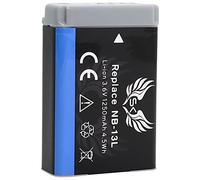 SK - Batería de repuesto para Canon NB-13L (1250 mAh, para PowerShot G1 X Mark III, G5 X G9 X Mark II, G7 X Mark II, III, SX720 HS, SX730 HS, SX740 HS)