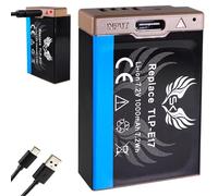 SK - Batería para Canon LP-E17 (1000 mAh, con conector de carga USB tipo C para Canon EOS RP R8 R50 R100 - M3 M5 M6 II - 77D 200D 750D 800D /// (parcialmente decodificada)