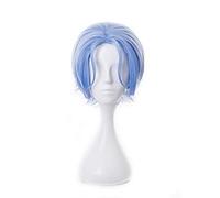 SK∞ Langa Cosplay Peluca Azul Claro Corto Parte Media Recta Salmonete Cabello Resistente al Calor SK8 the Infinity SK Ocho Hombres Mujeres Pelucas