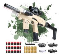 SK MISS Pistola de Juguete, Pistolas Juguetes Realista de Accesorios, Adecuado para Mayores de 14+, Pistola de Balas Espuma Blaster, Regalo de cumpleaños