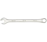 SK Professional Tools 88518 - Llave métrica de 12 puntos, larga, llave cromada combinada de 18 mm con acabado SuperKrome, fabricada en Estados Unidos