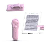 SK SYUKUYU Page Turner para Kindle eReaders Accesorios, RF Control de Página Remoto Clicker para iPad Tablets Lectura Novelas Comics, Cámara Remota y Botón de Video(Rosa)