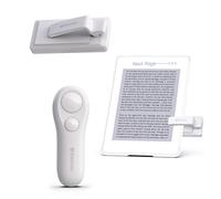 SK SYUKUYU Page Turner para Kindle eReaders Accesorios, RF Control de Página Remoto Clicker para iPad Tablets Lectura Novelas Comics, Cámara Remota y Botón de Video(Blanco)