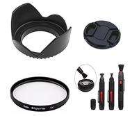 SK28 58mm de diámetro de la cámara kit de lente capota de lente UV filtro cepillo Set para Nikon AF-S DX NIKKOR 55-300mm f/4.5-5.6G ED VR lente