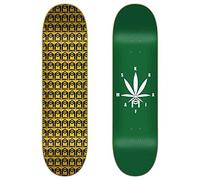 SK8MAFIA How High Green 8.625"x32" Deck Chasis, Adultos Unisex, Multicolor (Multicolor), Talla Única