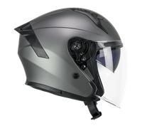 SKA-P 1MHA JEDI antracita hom 22.06 con visera CASCO JET - Color: GRIS, Talla: Talla M