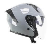 SKA-P 1MHA JEDI gris mate hom 22.06 con visera CASCO JET - Color: GRIS, Talla: Talla L