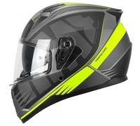 SKA-P 3MHG SPEEDER SPORT negro amarillo mate con gafas - Color: NEGRO, Talla: Talla XL