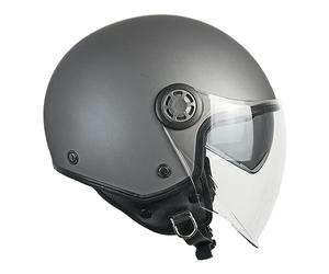 SKA-P Casco de Cara Abierta, 1SHA Zen Mono Antracita Satinado, S (55-56 cm)