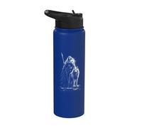 Skadi Norse Goddess hembra Viking Warrior Stainless Steel Insulated Water Bottle