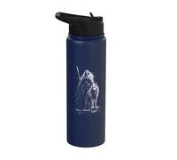 Skadi Norse Goddess hembra Viking Warrior Stainless Steel Insulated Water Bottle