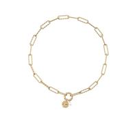 Skagen Agnethe Pearl Collar de latón en tono dorado para mujer, SKJ5024710