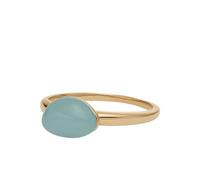 Skagen Anillo con foco central para mujer Sofie de Sea Glass en tono verde menta, SKJ1806710