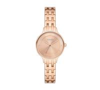 Skagen Anita Lille Reloj para Mujer, Movimiento de Cuarzo con Correa de Acero o Piel, 30MM, Tono Oro Rosa