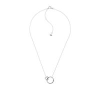 Skagen Collar con colgante de anillo de acero inoxidable o semiprecioso con cierre de mosquetón para mujer
