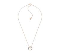 Skagen Collar con colgante de anillo de acero inoxidable o semiprecioso con cierre de mosquetón para mujer