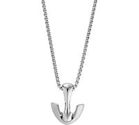 Skagen Collar Para Hombre Pendler, Longitud Total: 50 Cm Collar De Acero Inoxidable Plateado, SKJM0187040