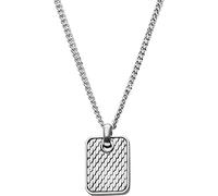 Skagen Collar Para Hombre Torben, Longitud Total: 55 Cm Collar De Acero Inoxidable Plateado, SKJM0200040