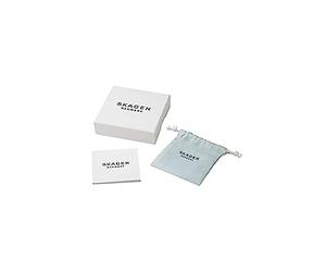 Skagen Collar para mujer en acero inoxidable o semipreciosos con cierre de langosta Colgante de cristal de mar