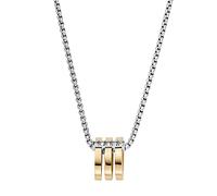 Skagen Collar Para Mujer Kariana, Length: 457.2mm+70mm, Width: 6.8mm, Height: 9.2mm Collar De Acero Inoxidable En 2 Tonos, SKJ1676998