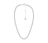 Skagen Moderne Glitz Collar de latón en tono plateado para mujer, SKJ5018040