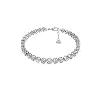 Skagen Moderne Glitz Pulsera de Latón en Tono Plateado para Mujer, SKJ5020040