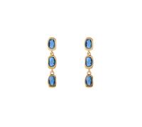 Skagen Sofie Sea Glass SKJ1887710 - Pendientes de acero inoxidable en tono dorado para mujer
