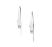SKAGEN Pendientes para mujer en Acero Inoxidable o Semipreciosos con Cierre de Alambre Abierto, Arena Plateado