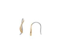 SKAGEN Pendientes para mujer en Acero Inoxidable o Semipreciosos con Cierre de Alambre Abierto, Oro Miel