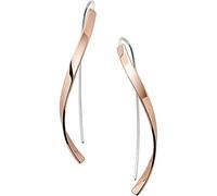 SKAGEN Pendientes para mujer en Acero Inoxidable o Semipreciosos con Cierre de Alambre Abierto, Rosa Coral