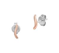 SKAGEN Pendientes para Mujer en Acero Inoxidable o Semipreciosos con Cierre Posterior de Pasador, Oro Rosa