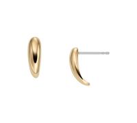 SKAGEN Pendientes para Mujer en Acero Inoxidable o Semipreciosos con Cierre Posterior de Pasador, Oro claro