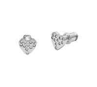 SKAGEN Pendientes para Mujer en Acero Inoxidable o Semipreciosos con Cierre Posterior de Pasador, Plata Perla