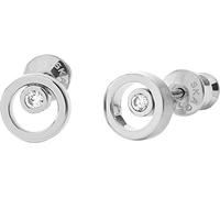 SKAGEN Pendientes para Mujer en Acero Inoxidable o Semipreciosos con Cierre Posterior de Pasador, Plata Nube