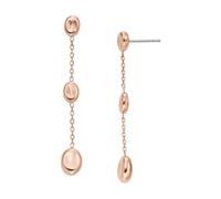 Skagen Pendientes Stak de acero inoxidable de oro rosa para mujer, SKJ1873791, talla única, Acero inoxidable, Sin piedra preciosa, Oro rosa oscuro