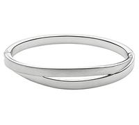 Skagen Pulsera Para Mujer Kariana, 67 mm X 62 mm; 49.5 mm X 61 mm Longitud Interior Plata Acero Inoxidable Pulsera, SKJ0714040, Plata Oscuro