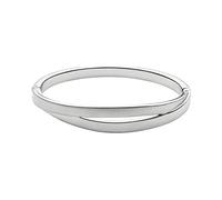 Skagen Pulsera Para Mujer Kariana, 67 mm X 62 mm; 49.5 mm X 61 mm Longitud Interior Plata Acero Inoxidable Pulsera, SKJ0714040, Plata Oscuro