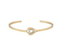 Skagen Pulsera brazalete de acero inoxidable y semipreciosas con puño para mujer