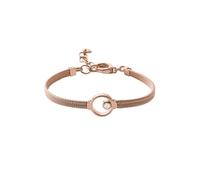 Skagen Pulsera Para Mujer Kariana, 16.5 Cm Longitud, 4 Cm Extensión Oro Rosa Acero Inoxidable, SKJ0851791, Oro Rosa Metálico