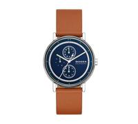 Skagen Reloj Analógico para Hombre de Cuarzo con Correa en Cuero SKW6943