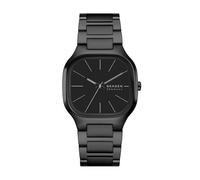 Skagen Reloj Analógico para Hombres de Cuarzo con Correa en Acero Inoxidable SKW6935, 40MM, Negro