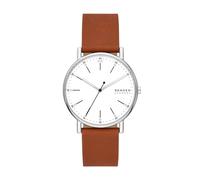 Skagen Reloj Analógico para Hombres de Cuarzo con Correa en Cuero SKW6903