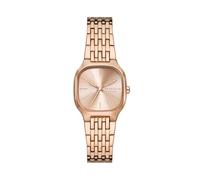 Skagen Reloj Analógico para Mujeres de Cuarzo con Correa en Acero Inoxidable SKW3166, 28MM, Tono Oro Rosa