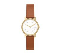 Skagen Reloj Analógico para Mujeres de Cuarzo con Correa en Cuero SKW3121